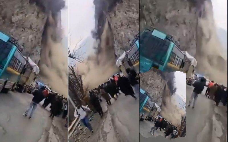  لینڈ سلائیڈنگ۔ سری نگر-بارہمولہ-اوڑی ہائی وے بلاک 